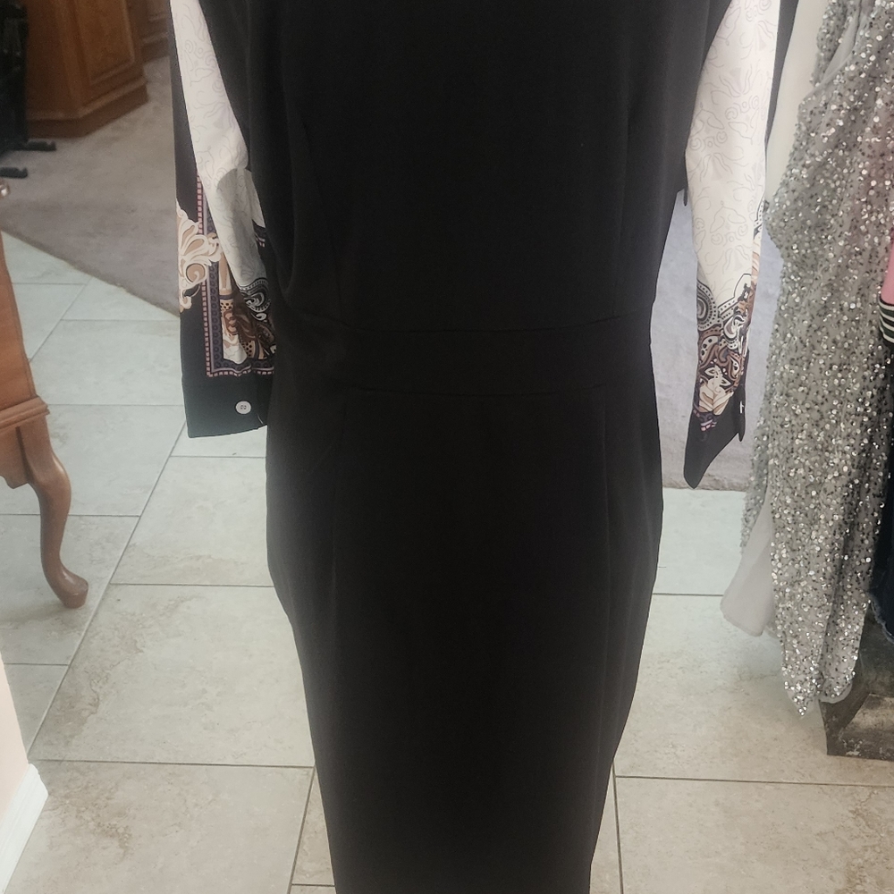 SOLD Fashion Paisley Print half Button Dress